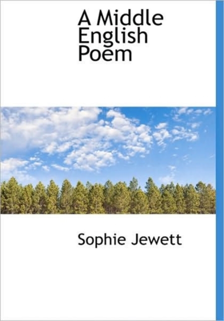 A Middle English Poem, Hardback Book