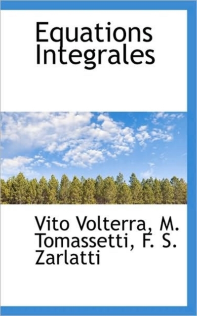 Equations Integrales, Paperback / softback Book