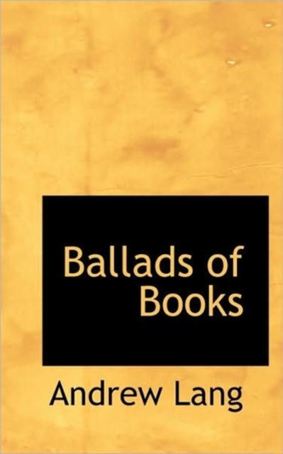 Ballads of Books, Hardback Book
