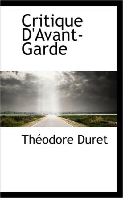 Critique D'Avant-Garde, Hardback Book
