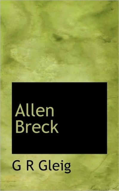 Allen Breck, Paperback / softback Book