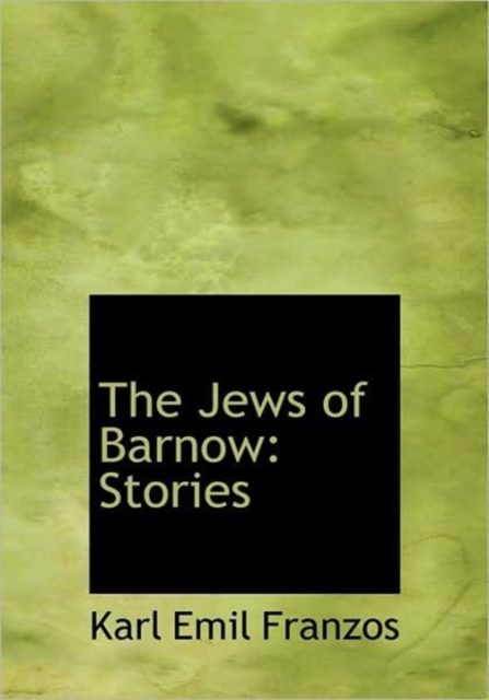 The Jews of Barnow : Stories, Hardback Book
