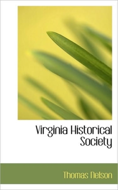Virginia Historical Society, Paperback / softback Book