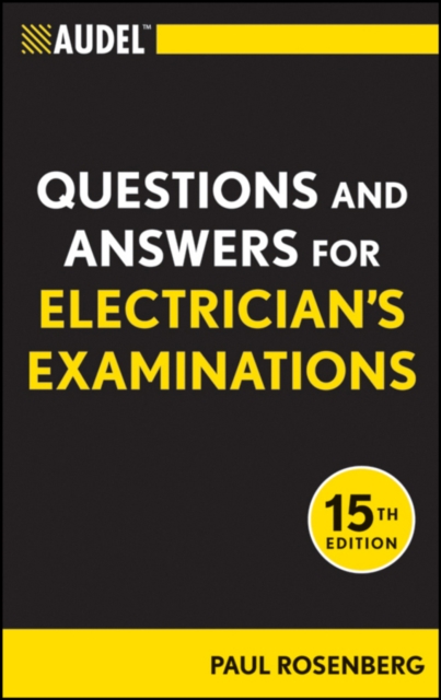 Audel Questions and Answers for Electrician's Examinations, Paperback / softback Book