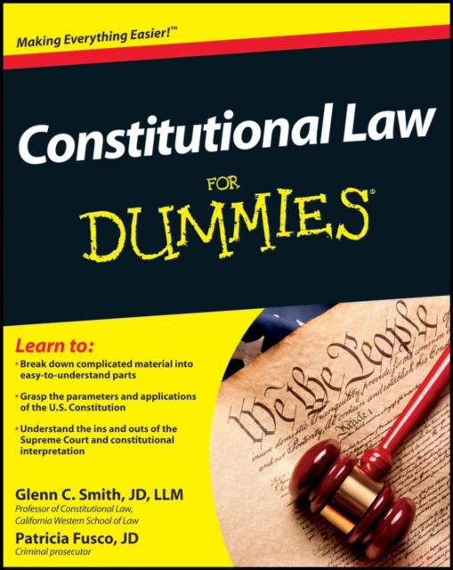 Constitutional Law For Dummies, Paperback / softback Book