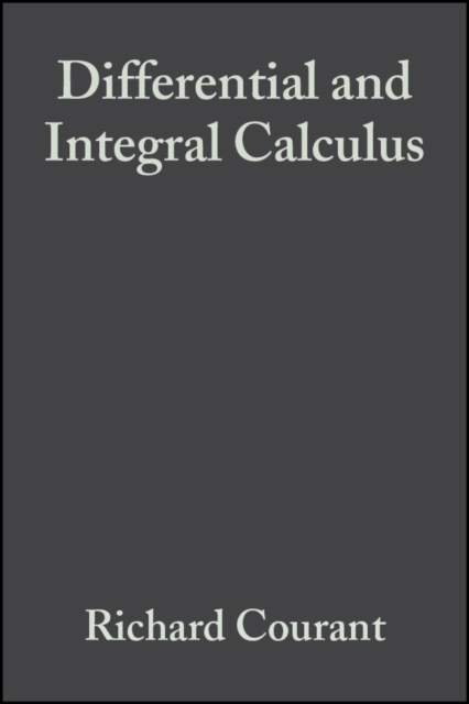 Differential and Integral Calculus, Volume 1, PDF eBook