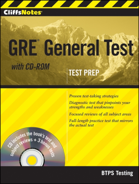 CliffsNotes GRE General Test with CD-ROM, Wallet or folder Book