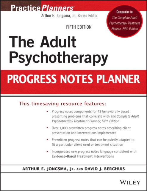 The Adult Psychotherapy Progress Notes Planner, Paperback / softback Book