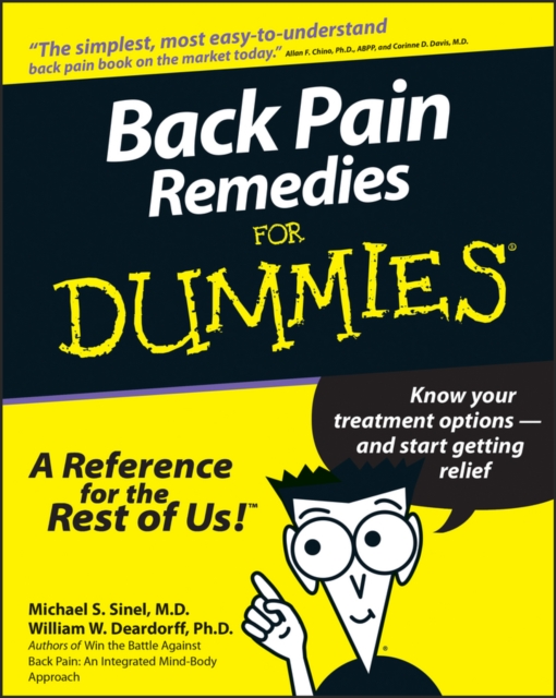 Back Pain Remedies For Dummies, EPUB eBook