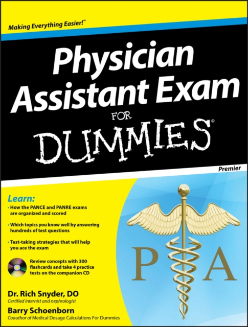 Physician Assistant Exam For Dummies, with CD, Multiple-component retail product, part(s) enclose Book