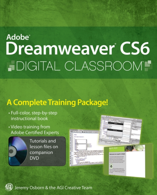 Adobe Dreamweaver CS6 Digital Classroom, Paperback / softback Book