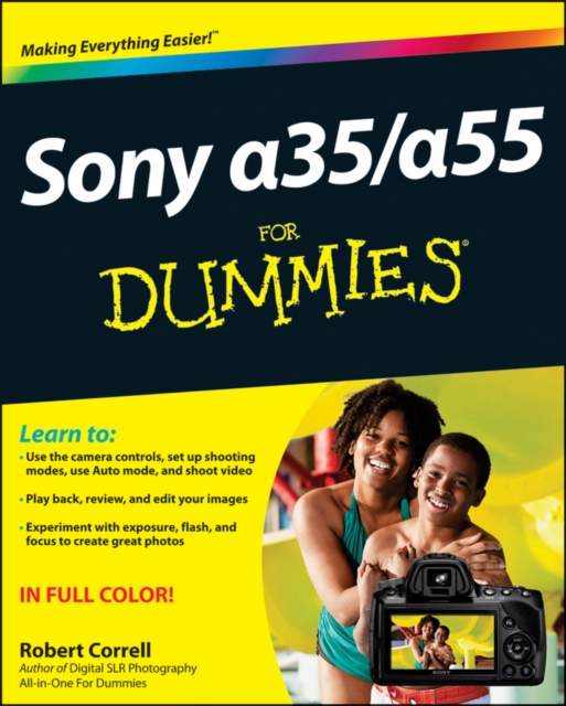Sony Alpha SLT-A35 / A55 For Dummies, Paperback / softback Book