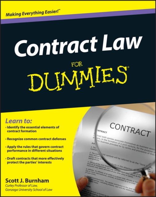 Contract Law For Dummies, PDF eBook