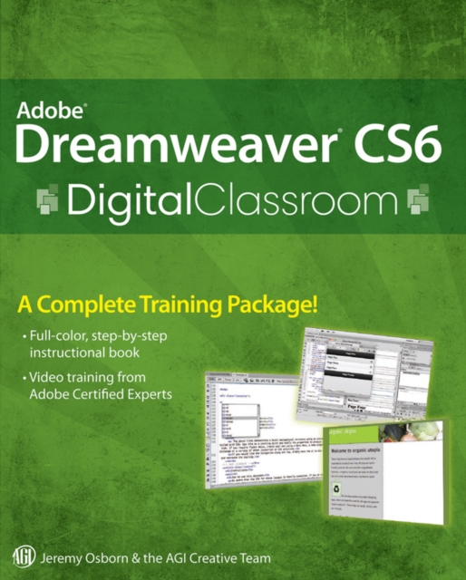 Adobe Dreamweaver CS6 Digital Classroom, EPUB eBook