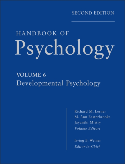 Handbook of Psychology, Developmental Psychology, PDF eBook