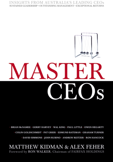 Master CEOs : Insights from Australia's Leading CEOs, EPUB eBook