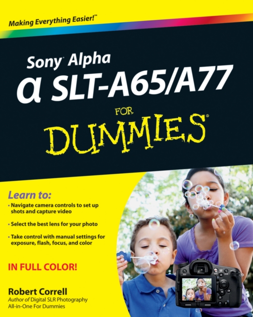 Sony Alpha SLT-A65 / A77 For Dummies, PDF eBook