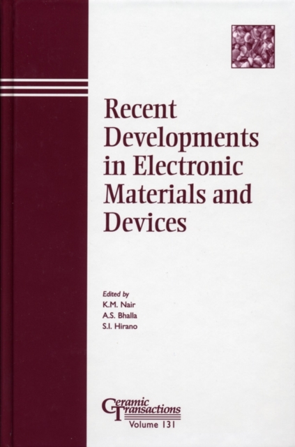 Recent Developments in Electronic Materials and Devices, PDF eBook