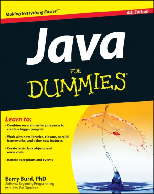 Java For Dummies, Paperback Book