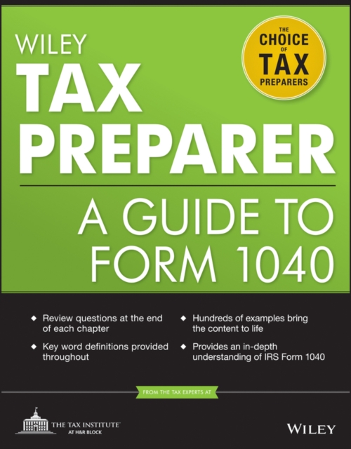 Wiley Tax Preparer : A Guide to Form 1040, PDF eBook