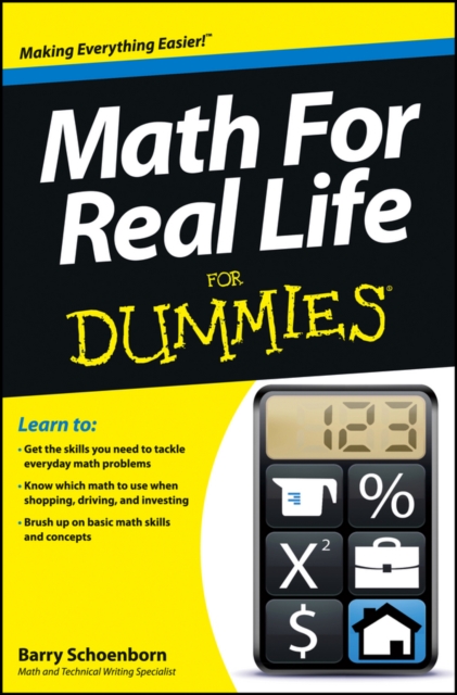 Math For Real Life For Dummies, Paperback / softback Book
