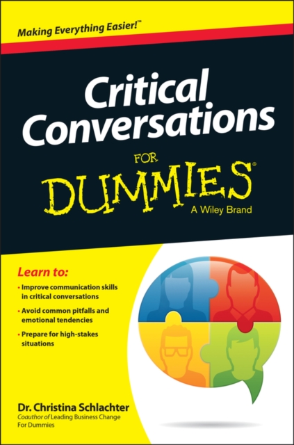 Critical Conversations For Dummies, Paperback / softback Book