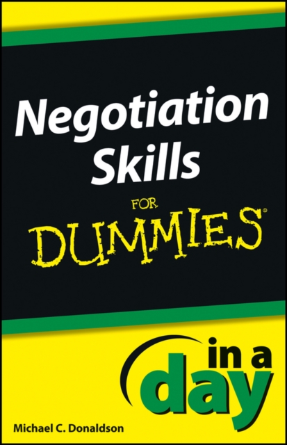Negotiating Skills In a Day For Dummies, PDF eBook