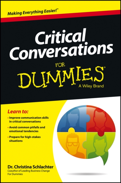 Critical Conversations For Dummies, PDF eBook