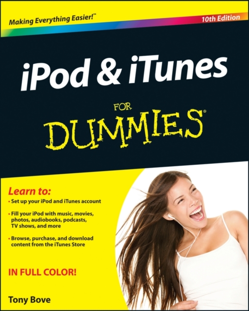 iPod & iTunes For Dummies, Paperback Book