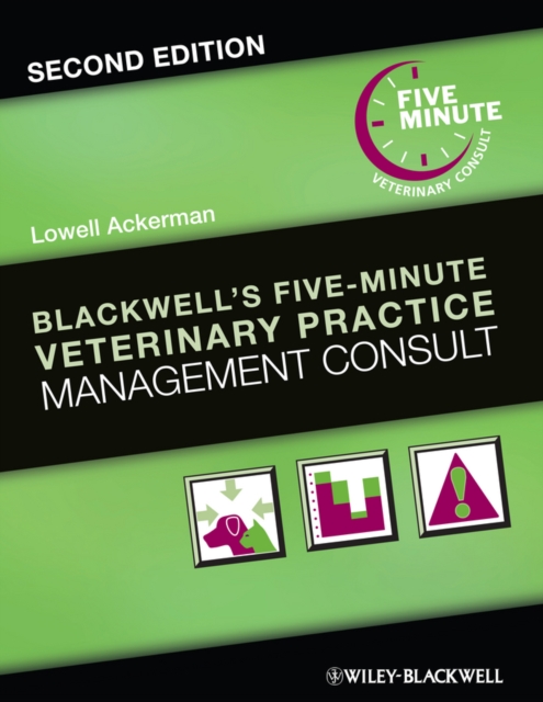 Blackwell's Five-Minute Veterinary Practice Management Consult, Hardback Book