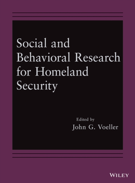 Social and Behavioral Research for Homeland Security, PDF eBook