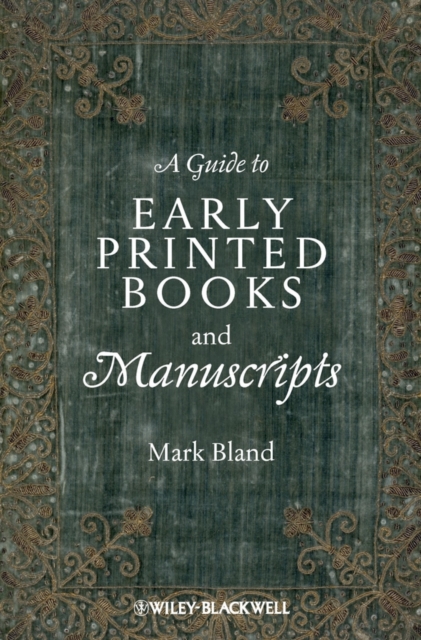 A Guide to Early Printed Books and Manuscripts, EPUB eBook