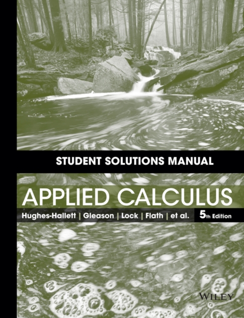 Student Solutions Manual to accompany Applied Calculus, Paperback / softback Book