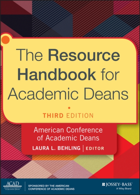 The Resource Handbook for Academic Deans, EPUB eBook