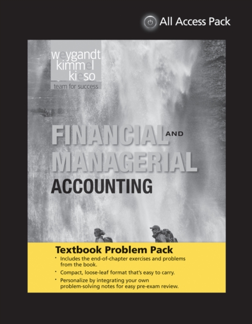 Textbook Problem Pack to accompany Weygandt Financial & Managerial Accounting, Paperback / softback Book