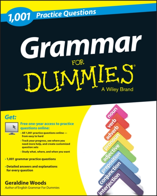Grammar : 1,001 Practice Questions For Dummies, Paperback / softback Book