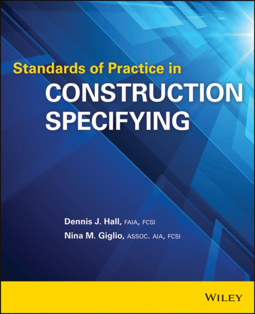 Standards of Practice in Construction Specifying, PDF eBook