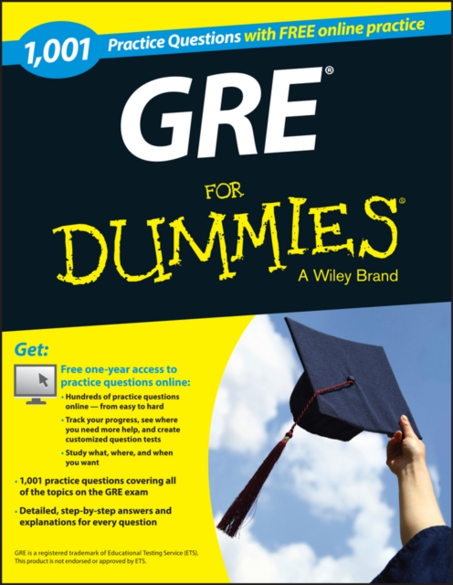 GRE 1,001 Practice Questions For Dummies, Paperback / softback Book