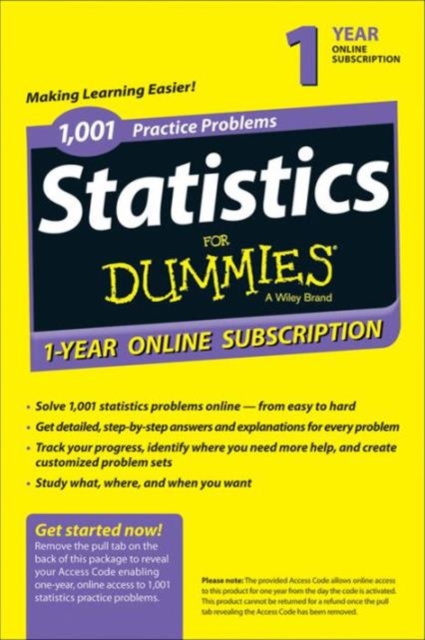 1001 STATISTICS PRACTICE PROBLEMS FOR DU, Paperback Book
