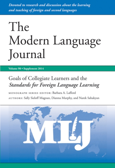 Goals of Collegiate Learners and the Standards for Foreign Language Learning, Paperback / softback Book