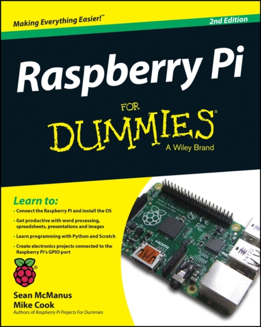 Raspberry Pi for Dummies 2E, Paperback Book