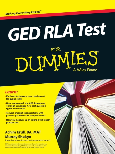 GED RLA For Dummies, Paperback / softback Book