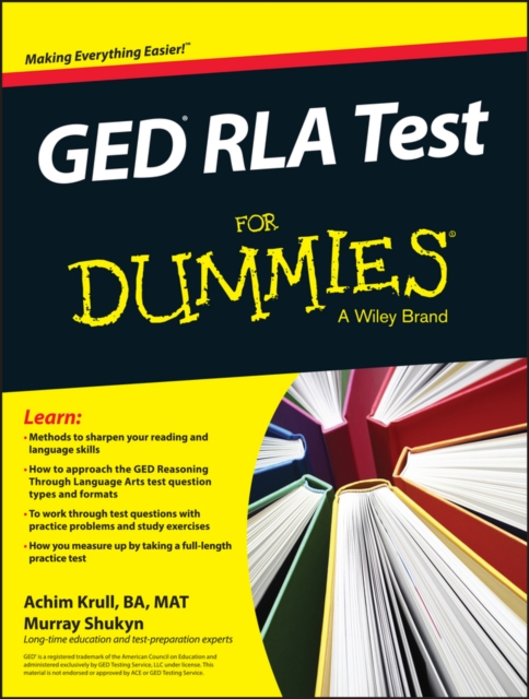GED RLA For Dummies, EPUB eBook