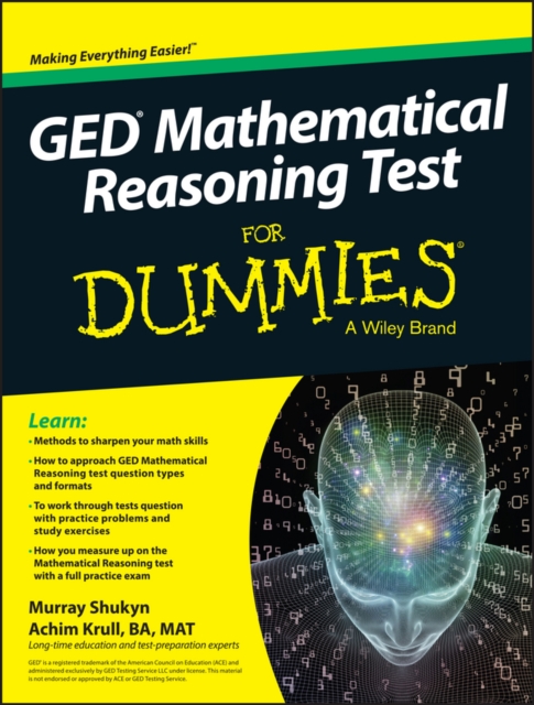 GED Mathematical Reasoning Test For Dummies, Paperback / softback Book