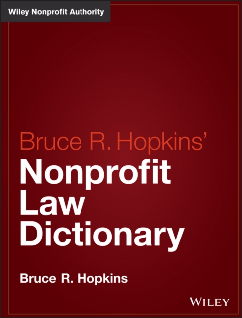 Hopkins' Nonprofit Law Dictionary, EPUB eBook