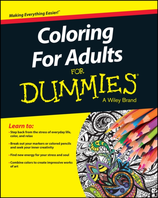 Coloring For Adults For Dummies, Paperback / softback Book