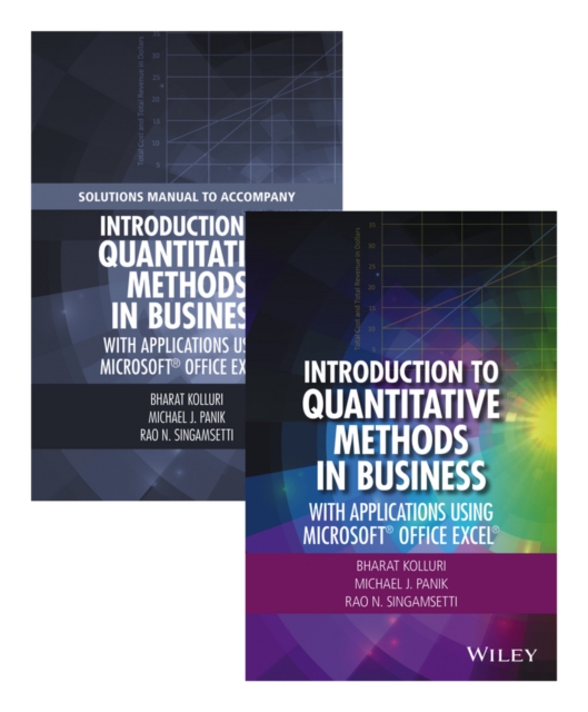 Introduction to Quantitative Methods in Business : With Applications Using Microsoft Office Excel Set, Hardback Book
