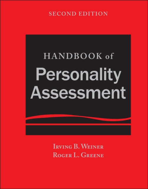 Handbook of Personality Assessment, Hardback Book