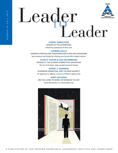 Leader to Leader (LTL), Volume 82, Fall 2016, Paperback / softback Book