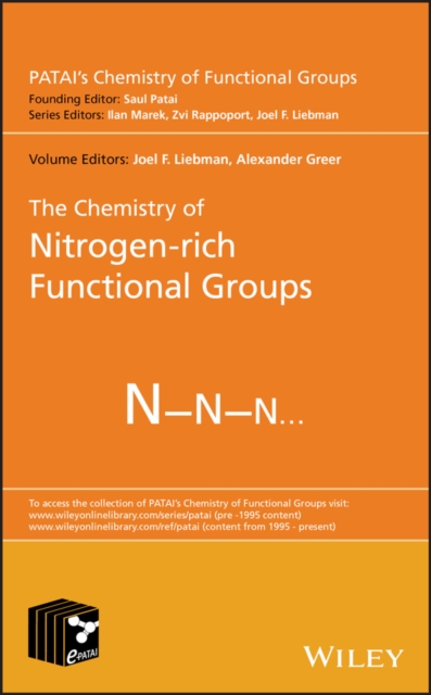 The Chemistry of Nitrogen-rich Functional Groups, Hardback Book